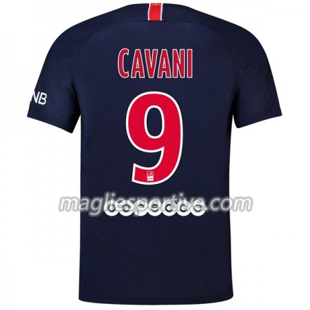 Completo Calcio Paris Saint-Germain Cavani 9 Divisa Prima 2018/2019